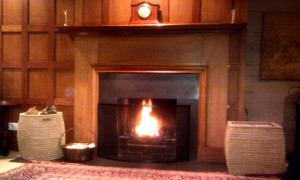 Fireplace at Kildermorie Lodge