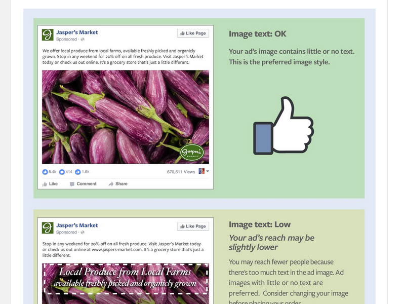 Facebook changes ad text guidelines