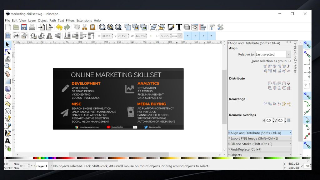 Designing Slides in Inkscape