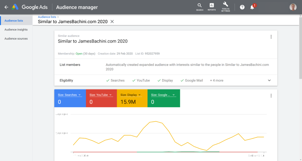 Google Ads Lookalike Audience