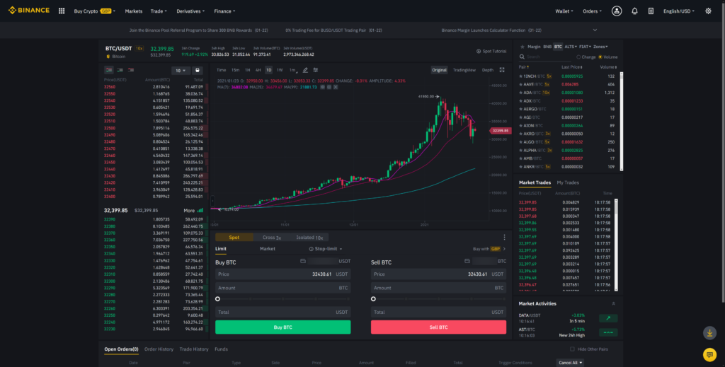 Binance Screenshot