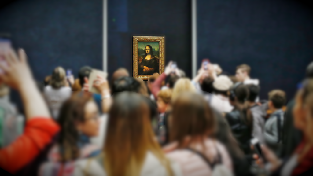 The Mona Lisa @ The Lourve Paris