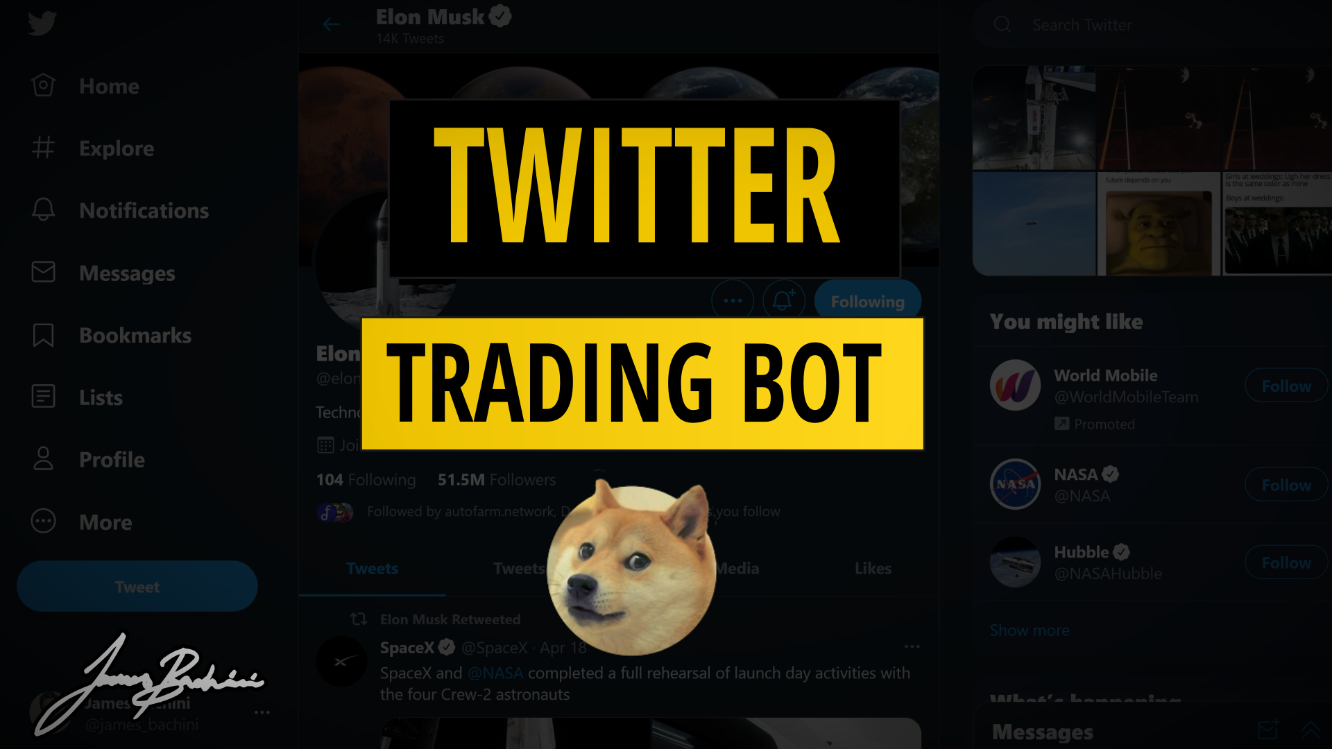 Twitter Trading Bot | Elon + DOGE = Profit