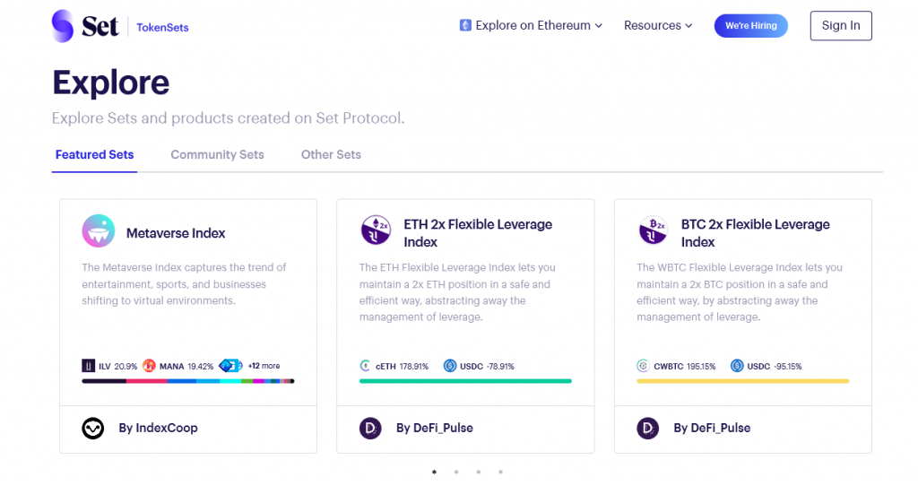 TokenSets by Set Protocol