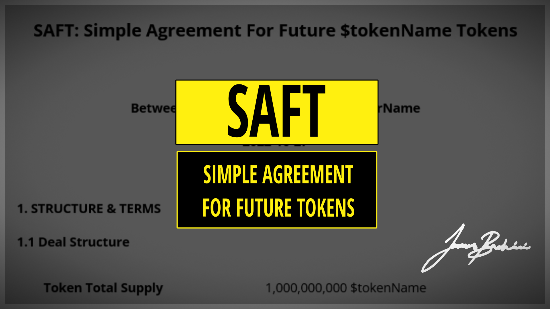 SAFT Template | Simple Agreement Future Tokens