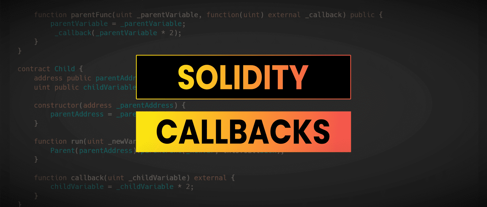 Callbacks in Solidity