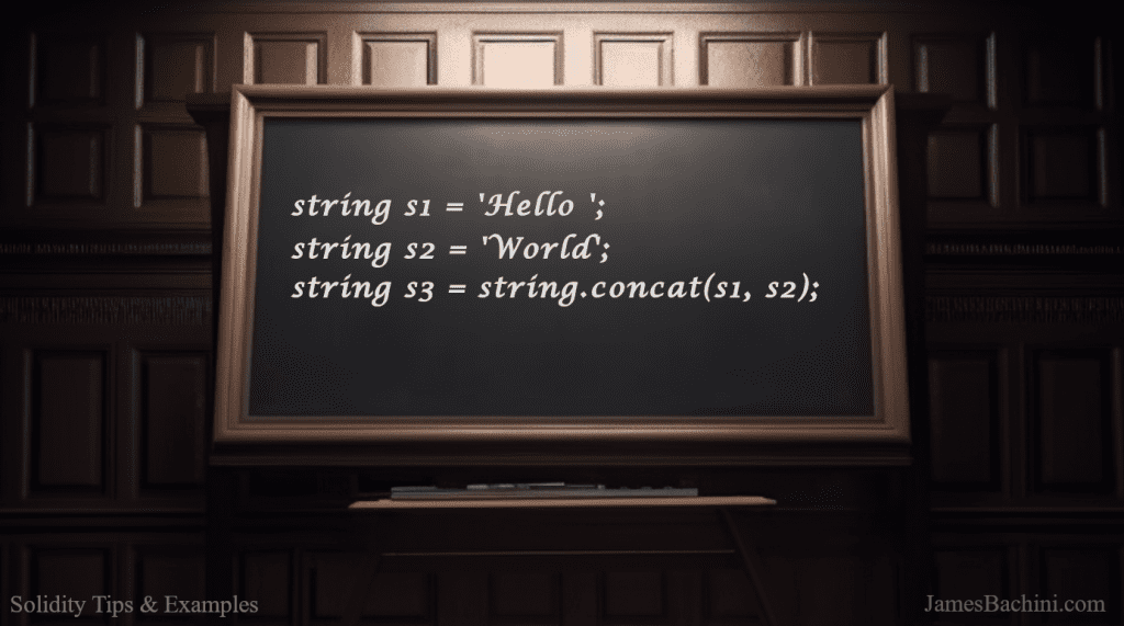 Strings in Solidity