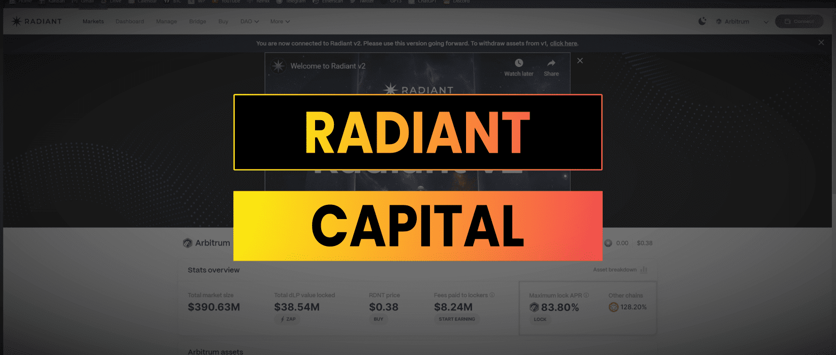RDNT v2 Radiant Capital | DeFi Analysis Report