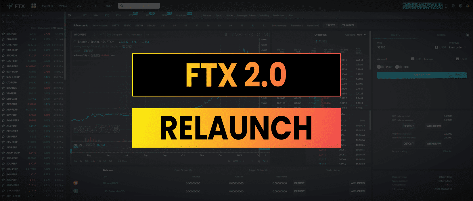 FTX 2.0 relaunch