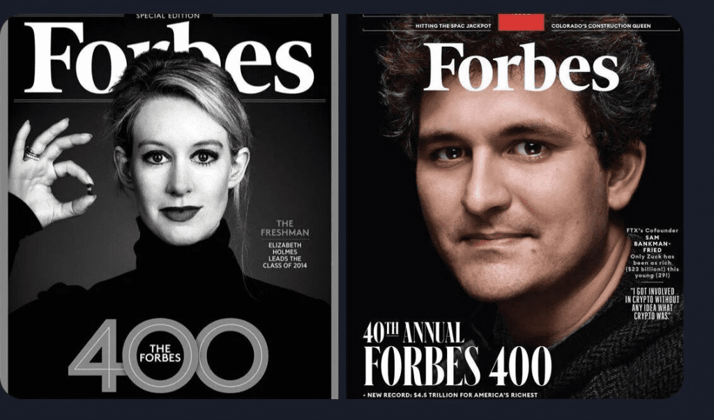 forbes jinx sbf and elizabeth holmes