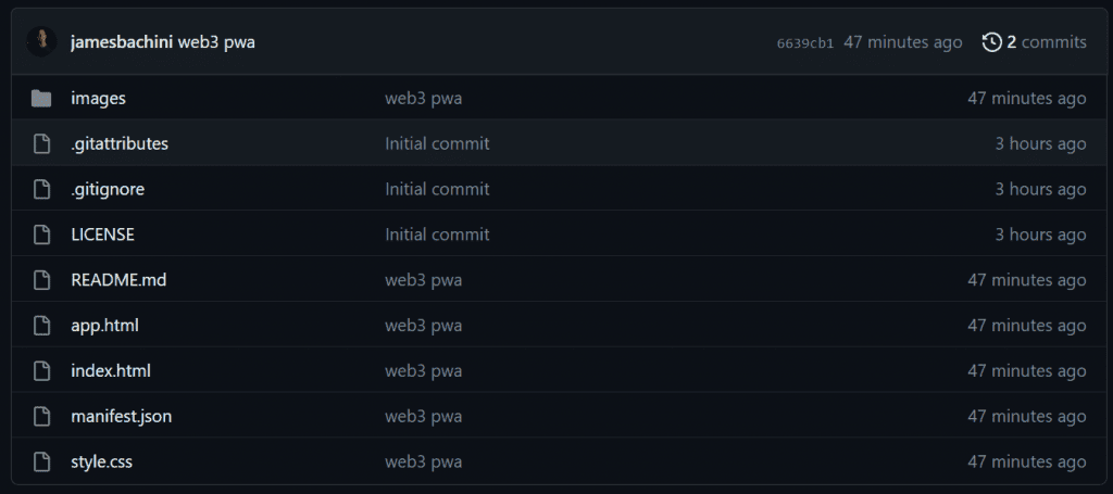 web3 pwa code example