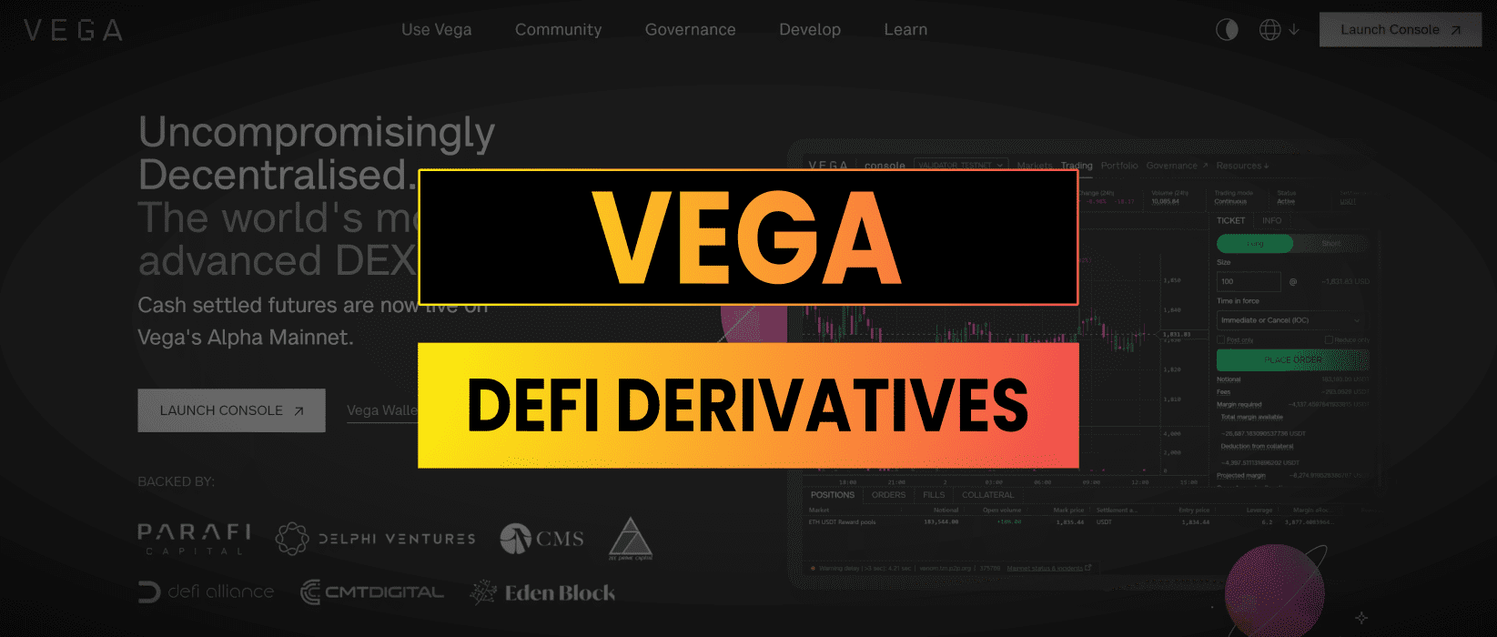 VEGA DeFi Derivatives Protocol | DeFi Analysis Report 🔍