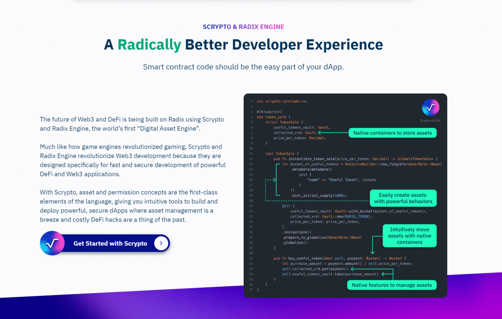Radix Developer Experience