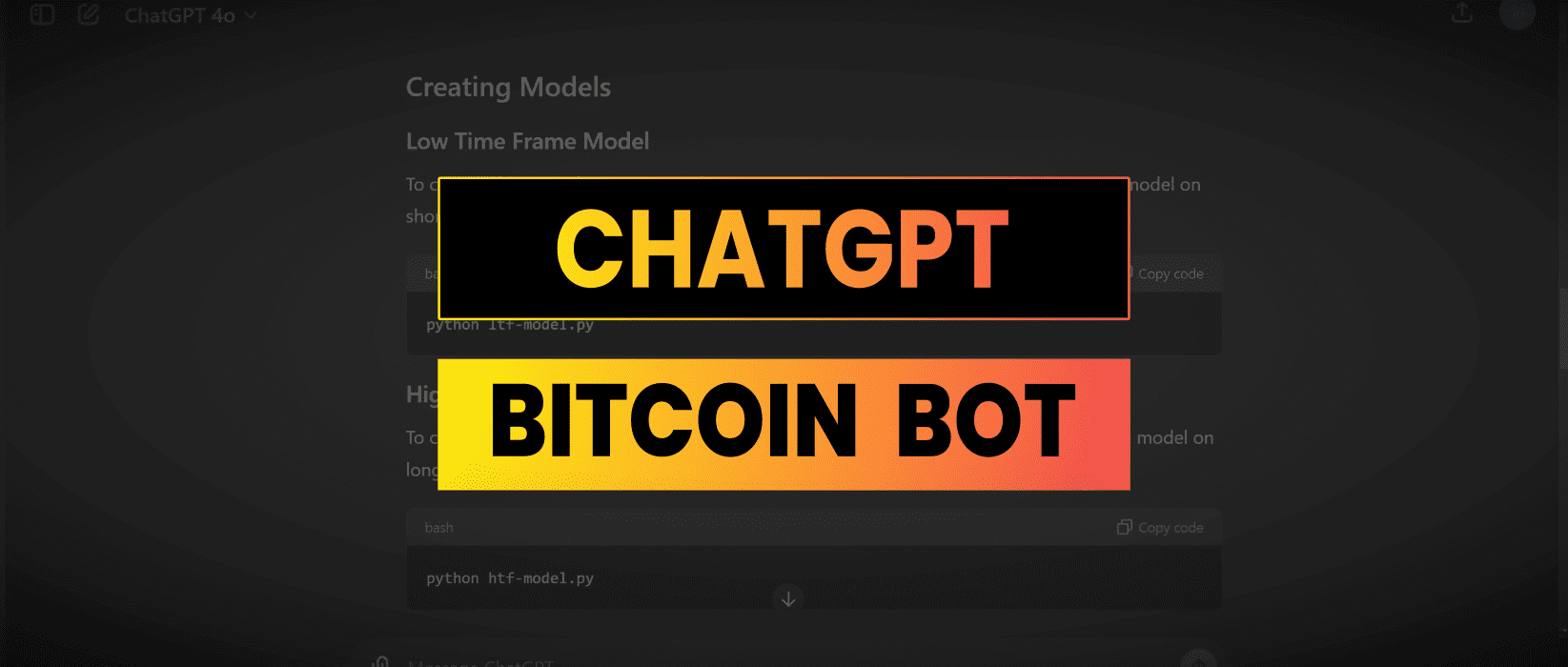 ChatGPT Bitcoin Bot