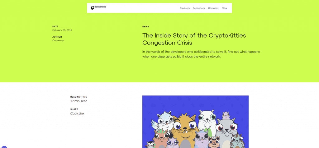 CryptoKitty Congestion