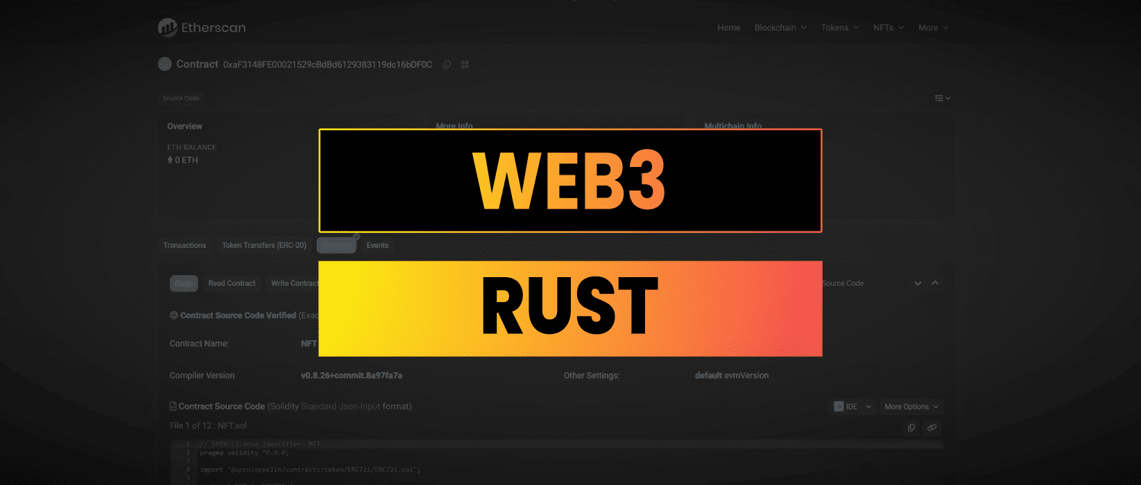 Automating Web3 Interactions In Rust | Minting Ethereum NFT’s With Ethers-rs