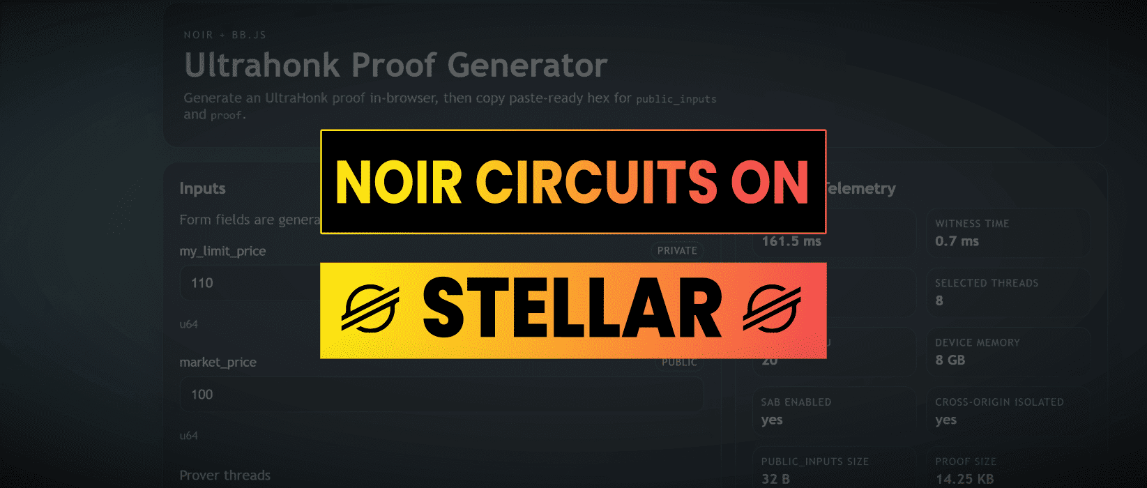 How To Verify Noir Ultrahonk Circuits In A Stellar Contract